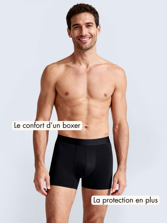 Boxer absorbant fuites urinaires légÚres Homme