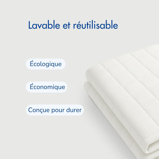 AlÚse d'incontinence lavable et réutilisable