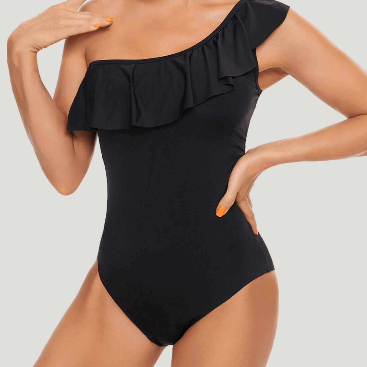 Maillot de bain une pièce à franges d’incontinence