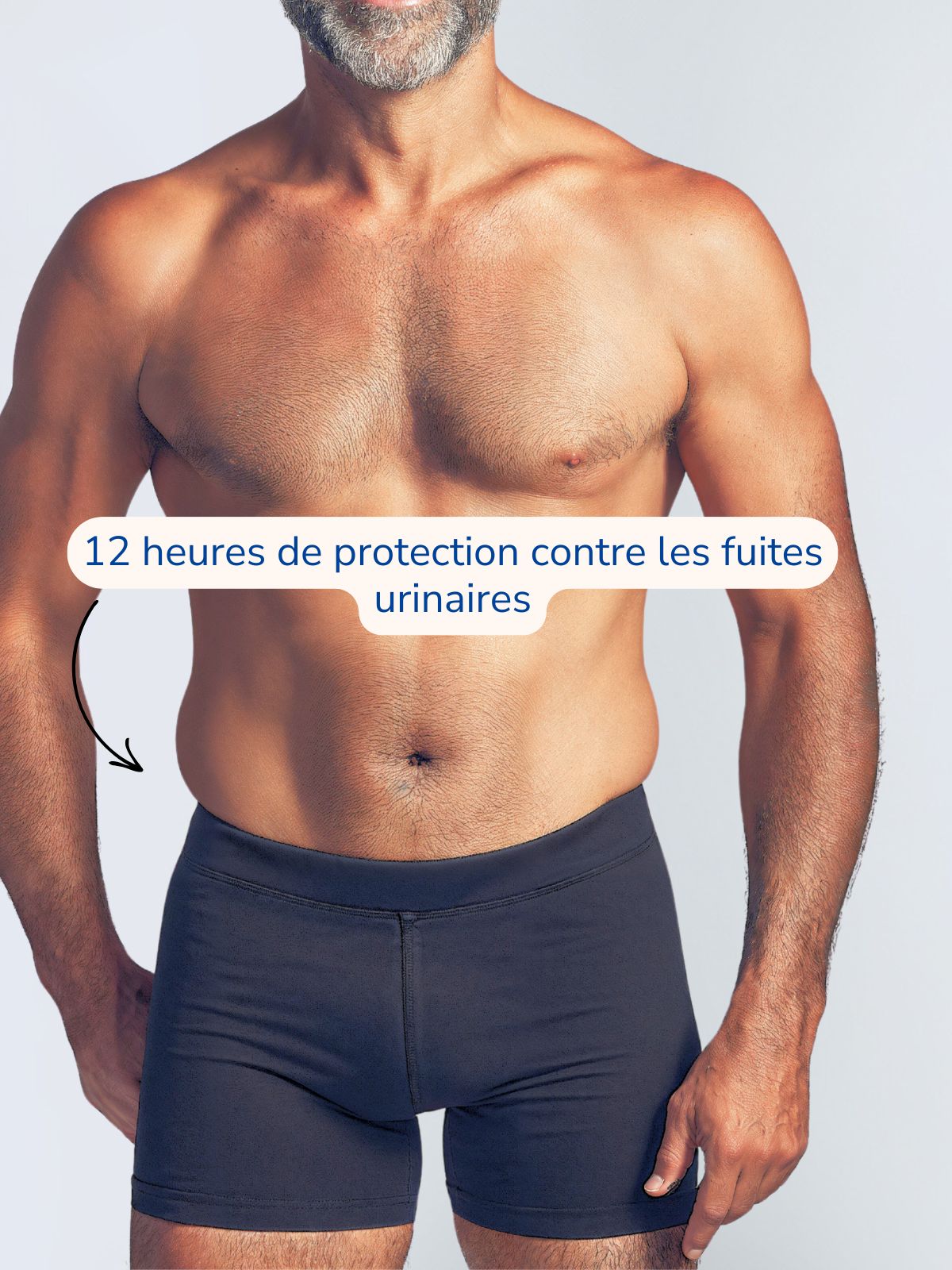 Boxer d’incontinence ultra-absorbant Homme