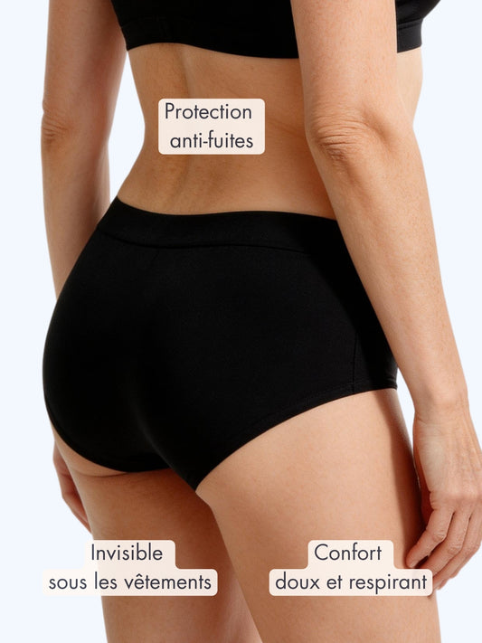 Culotte Emma sans couture d’incontinence