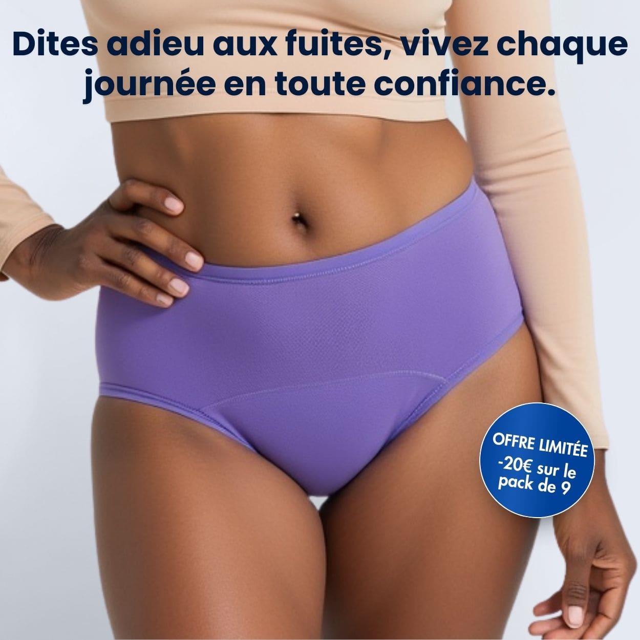 Culottes d’incontinence (Lot de 3)