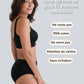 Culotte coton confort taille haute