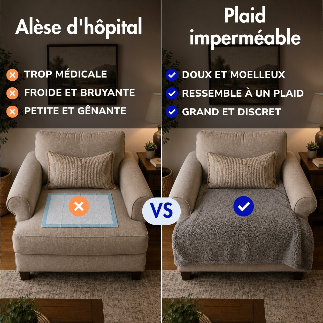 Plaid imperméable