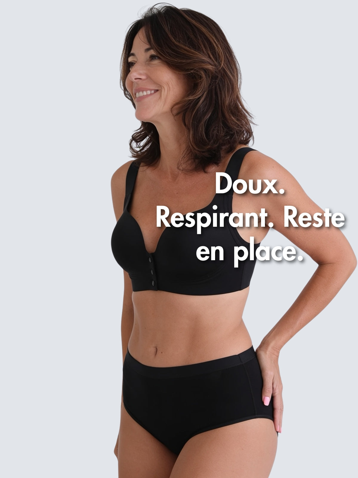 Culotte coton confort taille haute