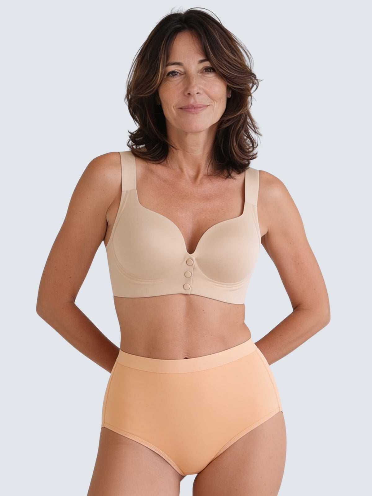Culotte coton confort taille haute