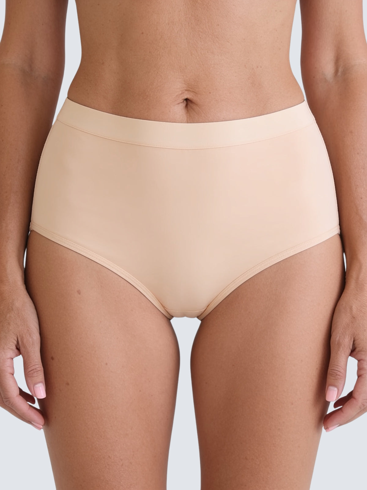 Culotte coton confort taille haute