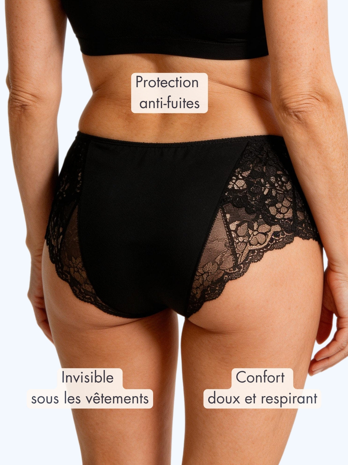 Culotte Julia dentelle d’incontinence