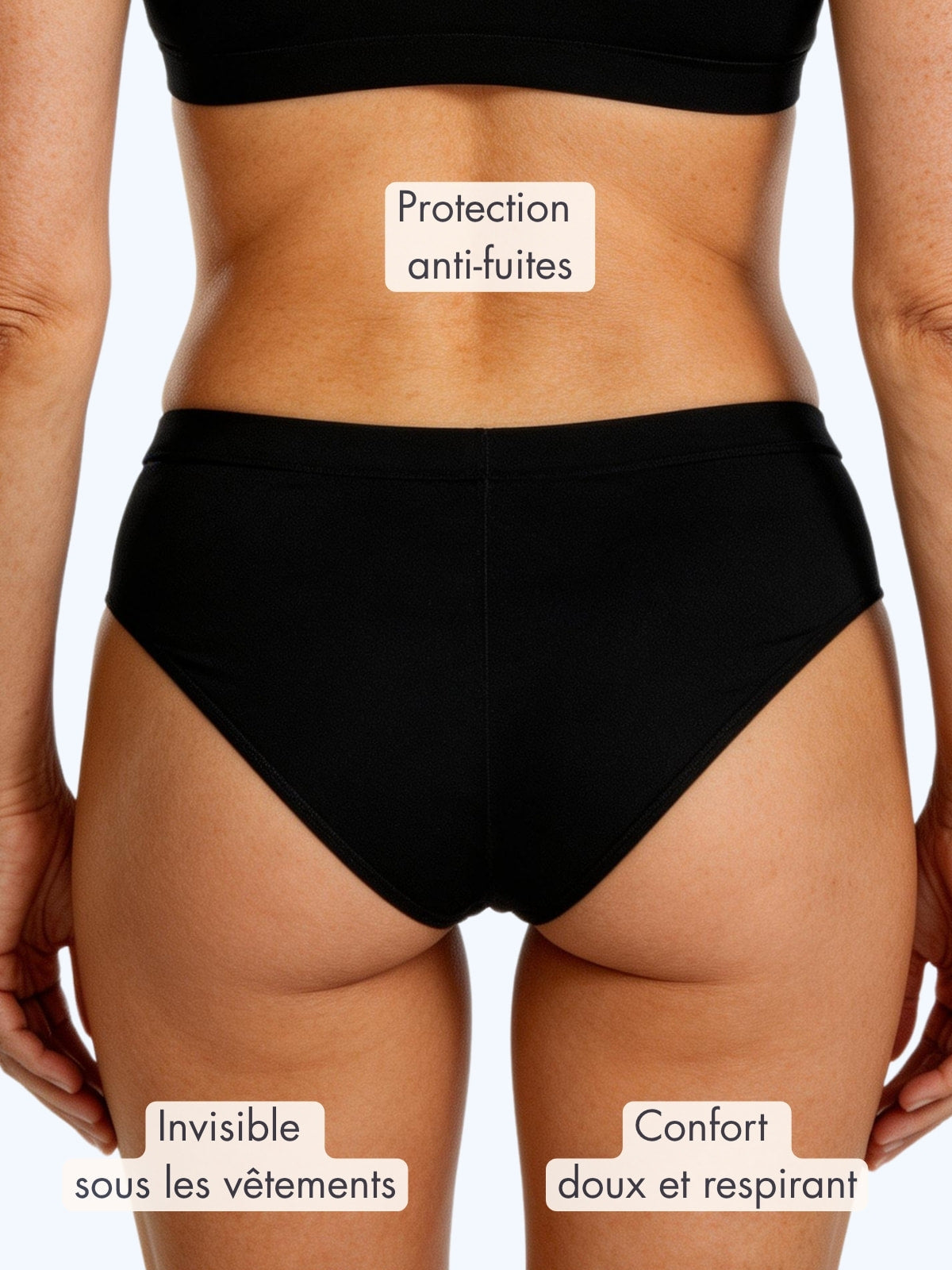 Culotte Nina sans couture d’incontinence