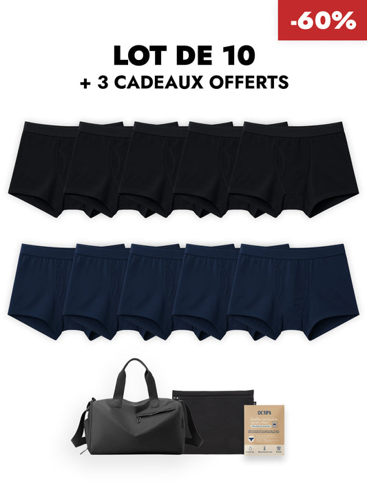 Pack Performance Black Friday - Boxer absorbant fuites urinaires légères Homme