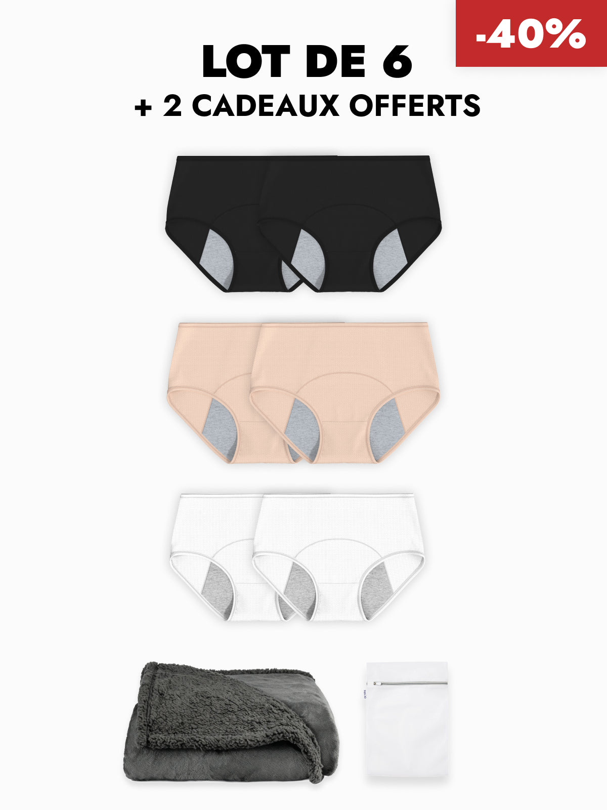 Pack Soldes d'Hiver - Culottes d’incontinence