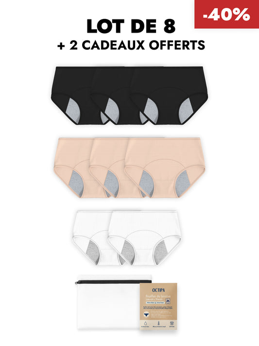 Braguitas para incontinencia (paquete de 3) 