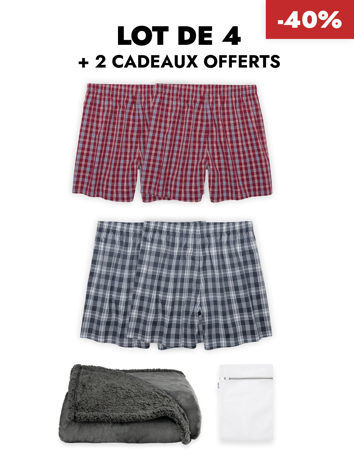 Pack Soldes d'Hiver - Caleçon d'incontinence ultra-absorbant Homme