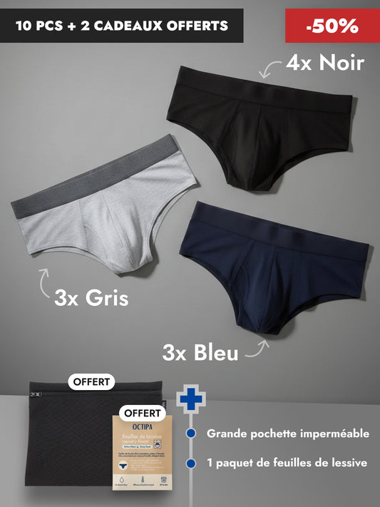 Pack Black Friday - Slip d’incontinence ultra-absorbant Homme