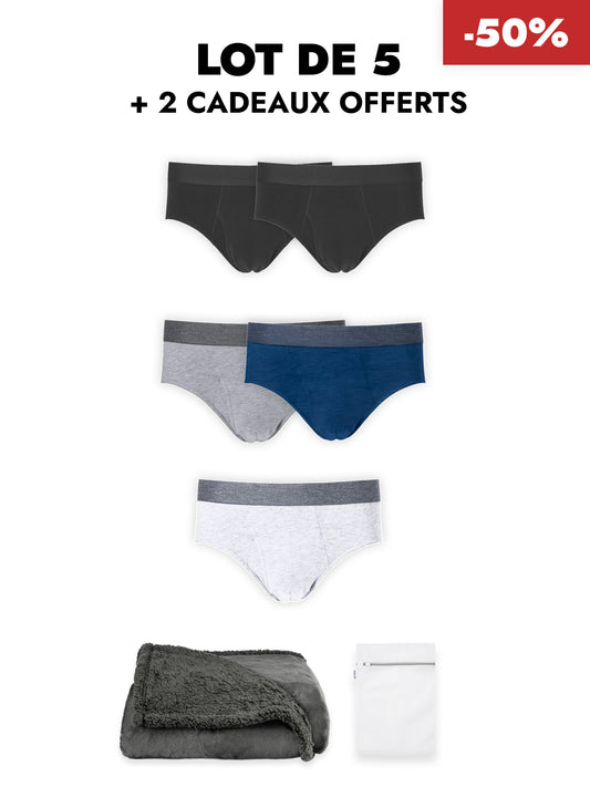 Pack Soldes d'Hiver - Slip d’incontinence ultra-absorbant Homme