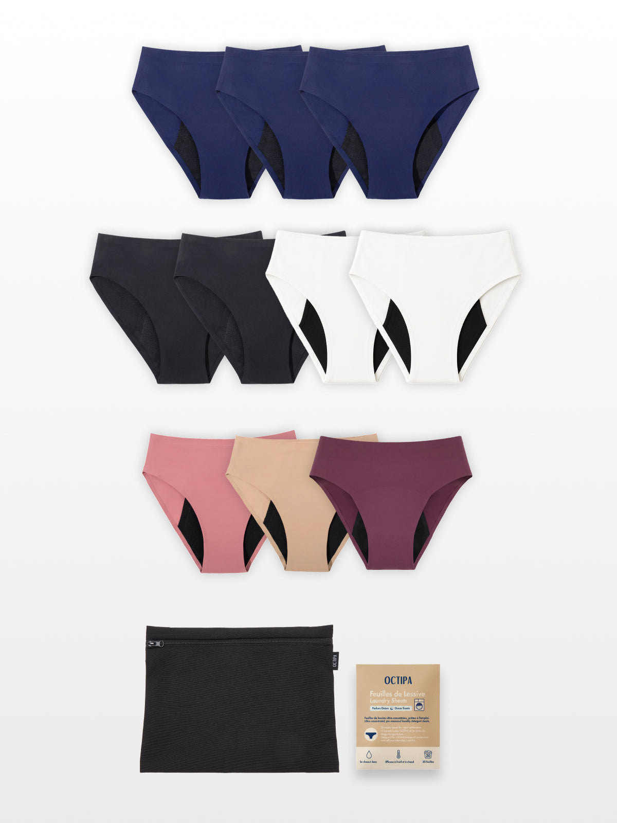 Pack Black Friday - Culottes d’incontinence taille haute ultra-absorbantes