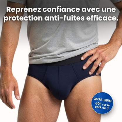 Bóxer de incontinencia ultraabsorbente para hombre 