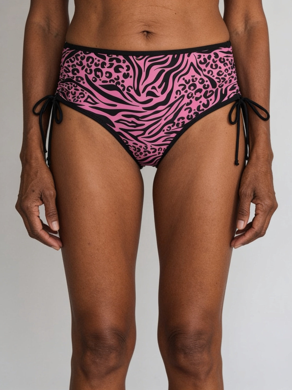 Bas de maillot de bain d'incontinence taille haute à lacets OCTIPA