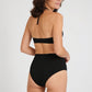 Bas de maillot de bain d'incontinence taille haute drapé OCTIPA