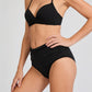 Bas de maillot de bain d'incontinence taille haute drapé OCTIPA