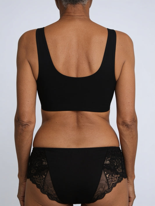Soutien-gorge ouvert devant dentelle